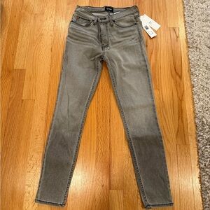 HUDSON Blair Super Skinny Gray Jeans Size 26